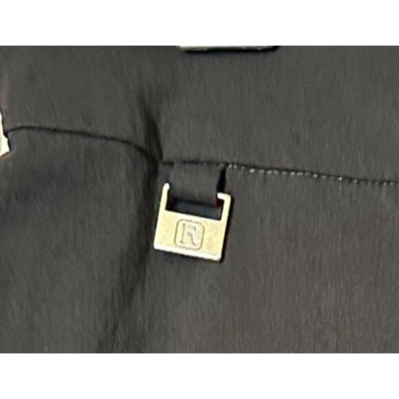 Rafaella Black Mid-Rise Stretch Capri Pants Viscose Nylon Blend Women's Size 10 - Picture 11 of 11